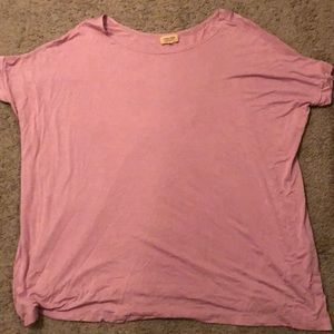 Mauve piko top
